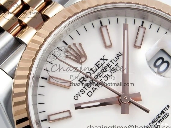 Edition Best APF Dial DateJust RG 904L Jubilee VR3235 Sitck Bracelet SS 1:1 36 on White Steel 126231 0217